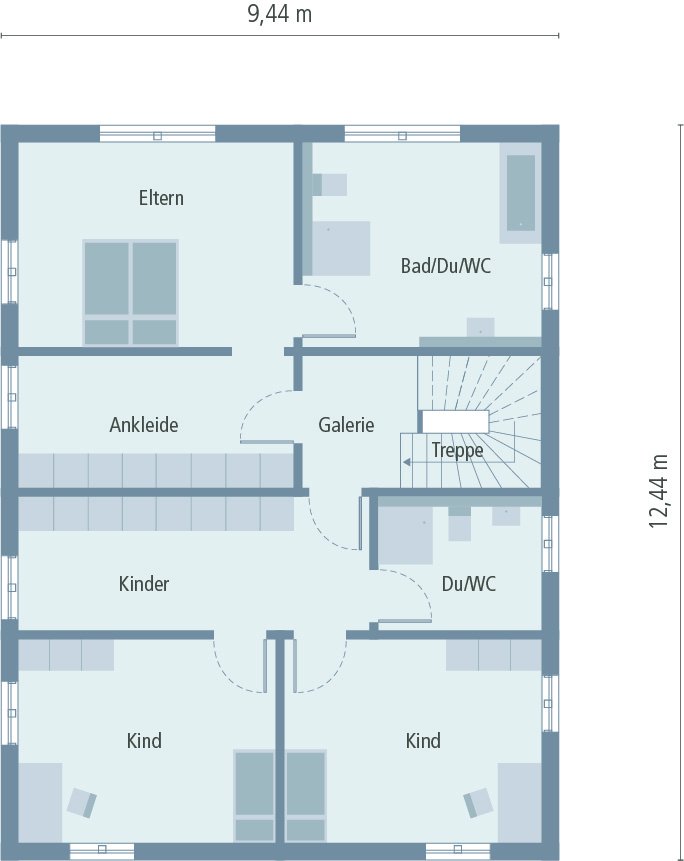 3-etagiges Haus mit vielen Zimmern und Wohnraum ! Preis bereits mit Grundstück berechnet !