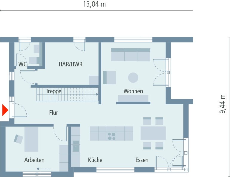 Ihr Haus für die ganze Familie ! Außergewöhnlich und schick, und mit Grundstück berechnet !