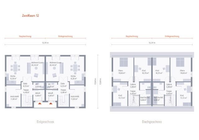 2-Familienhaus zum Spar-Preis ! Nur 389.800,-€ je Haushälfte/Grundstücksanteil !