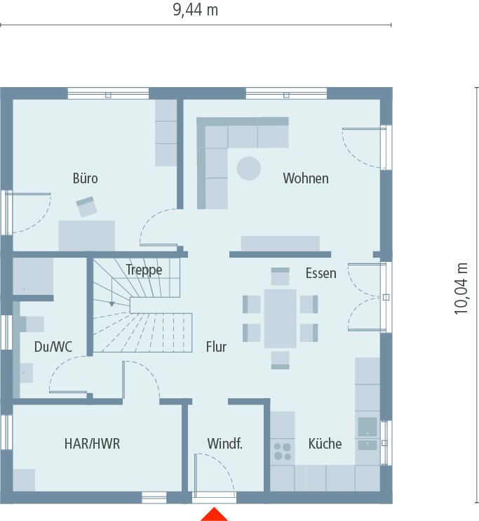 Ein wunderschönen Haus zum verlieben und wohnen ! Mit Grundstück berechnet !