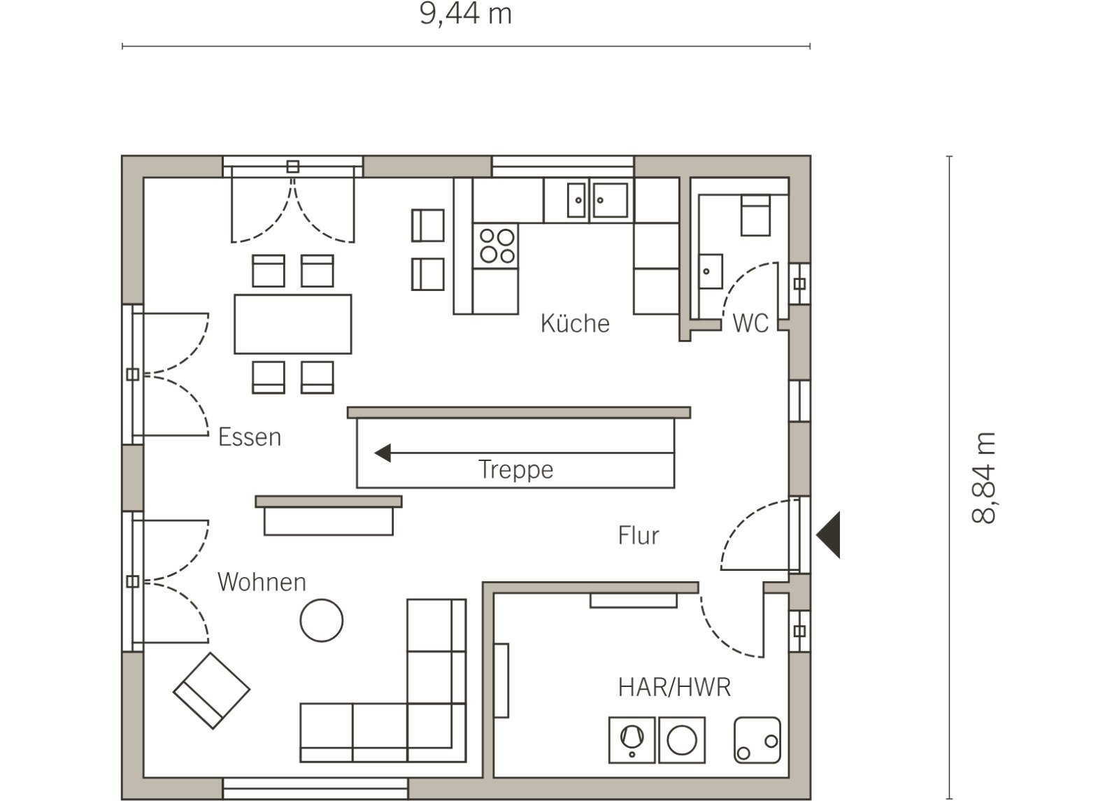 EINFAMILIENHAUS MIT OFFENER ARCHITEKTUR
