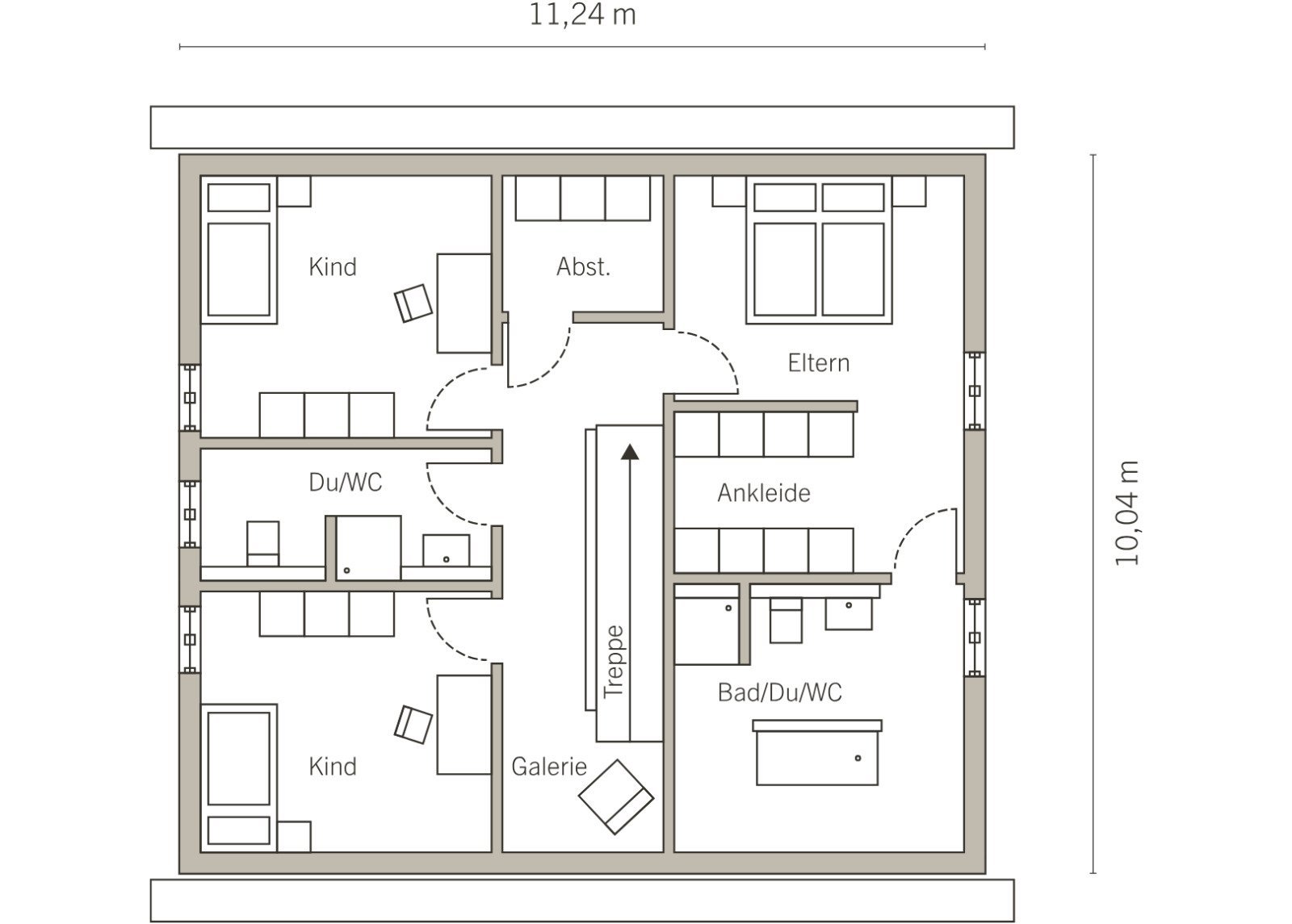 EIN HAUS, DAS MIT GROSSEM PLATZANGEBOT ÜBERZEUGT
