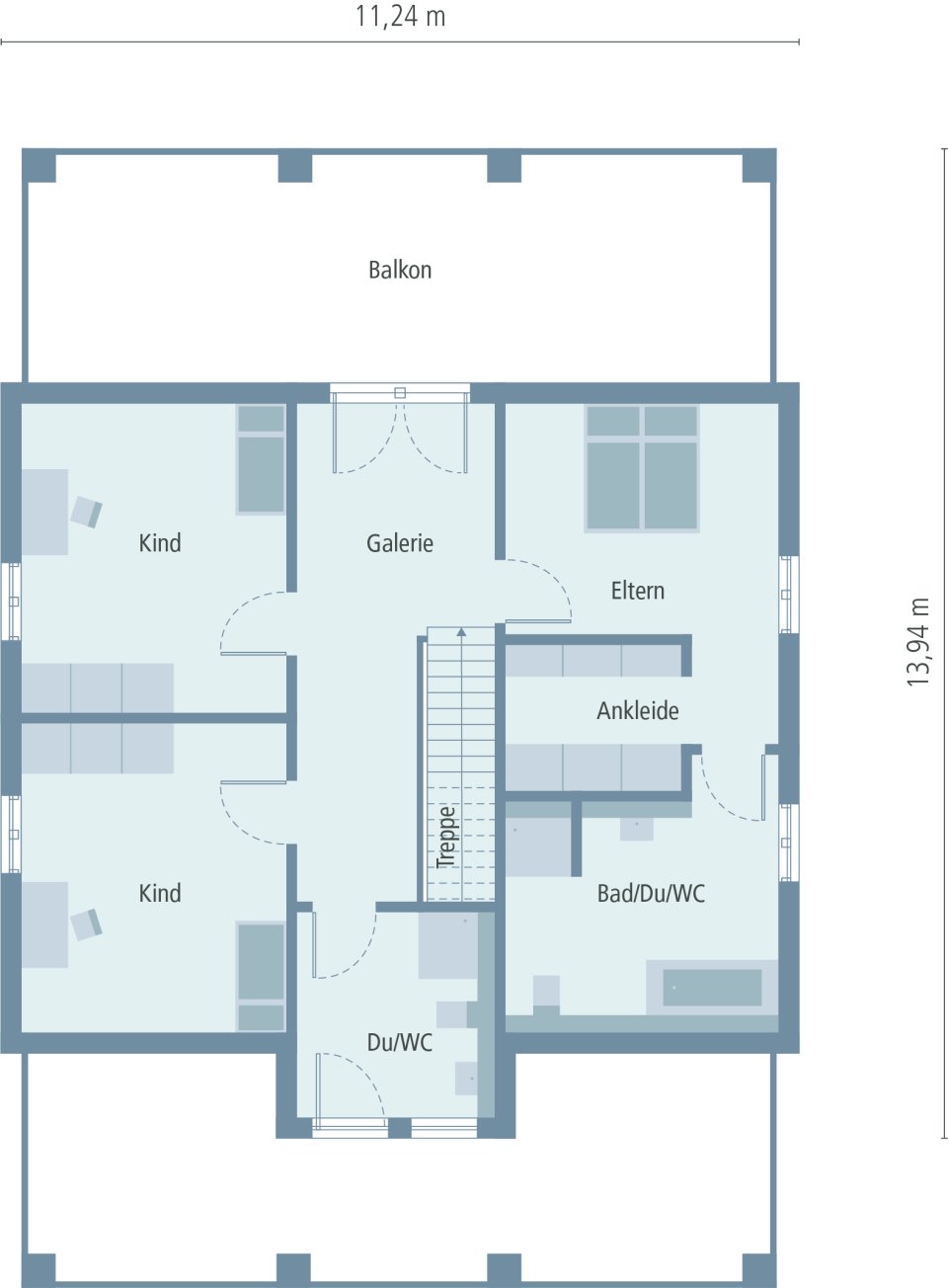 Haus in einer umwerfender Optik und mit viel Platz ! Preis mit großen Grundstück berechnet !