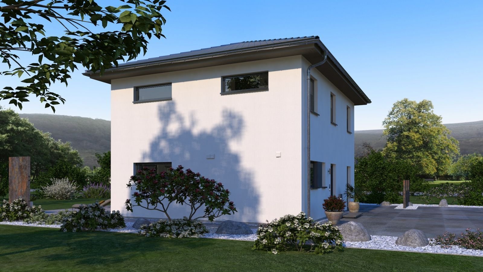 WOHNHAUS MIT ELEGANTEM WALMDACH VON OKAL