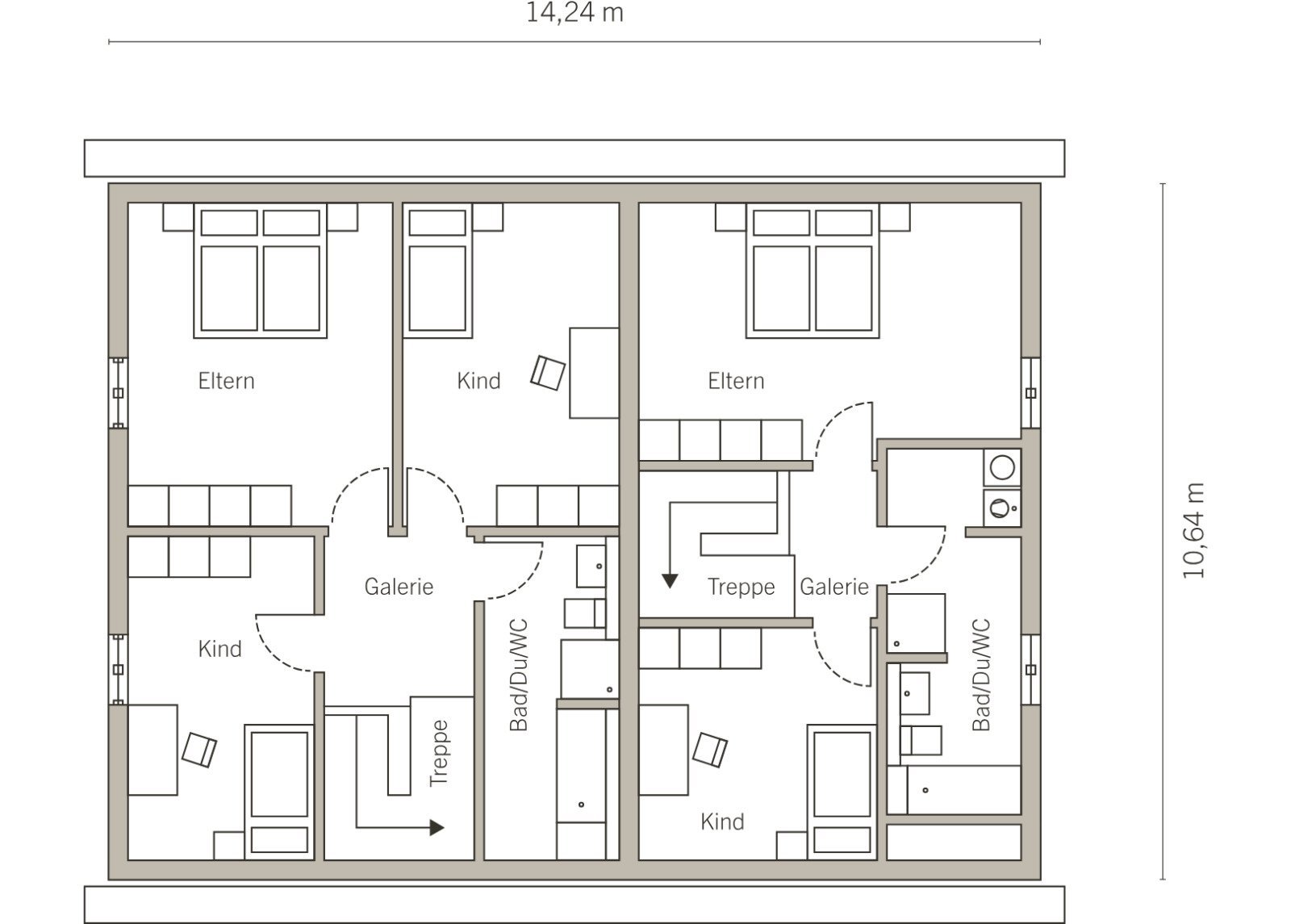 Zwei Familien - ein Zuhause voller Möglichkeiten.
