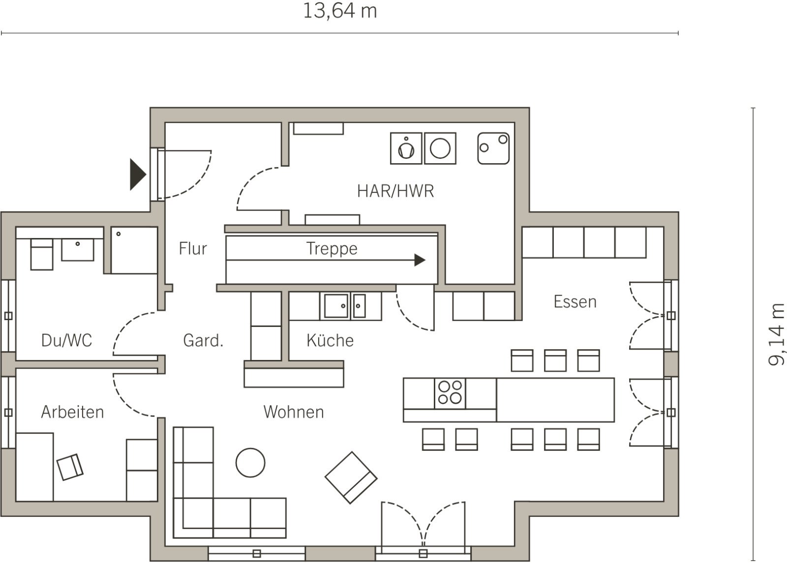 K-Höhe großzügig, durchdacht, Townhouse neu bauen inkl. Grundstück