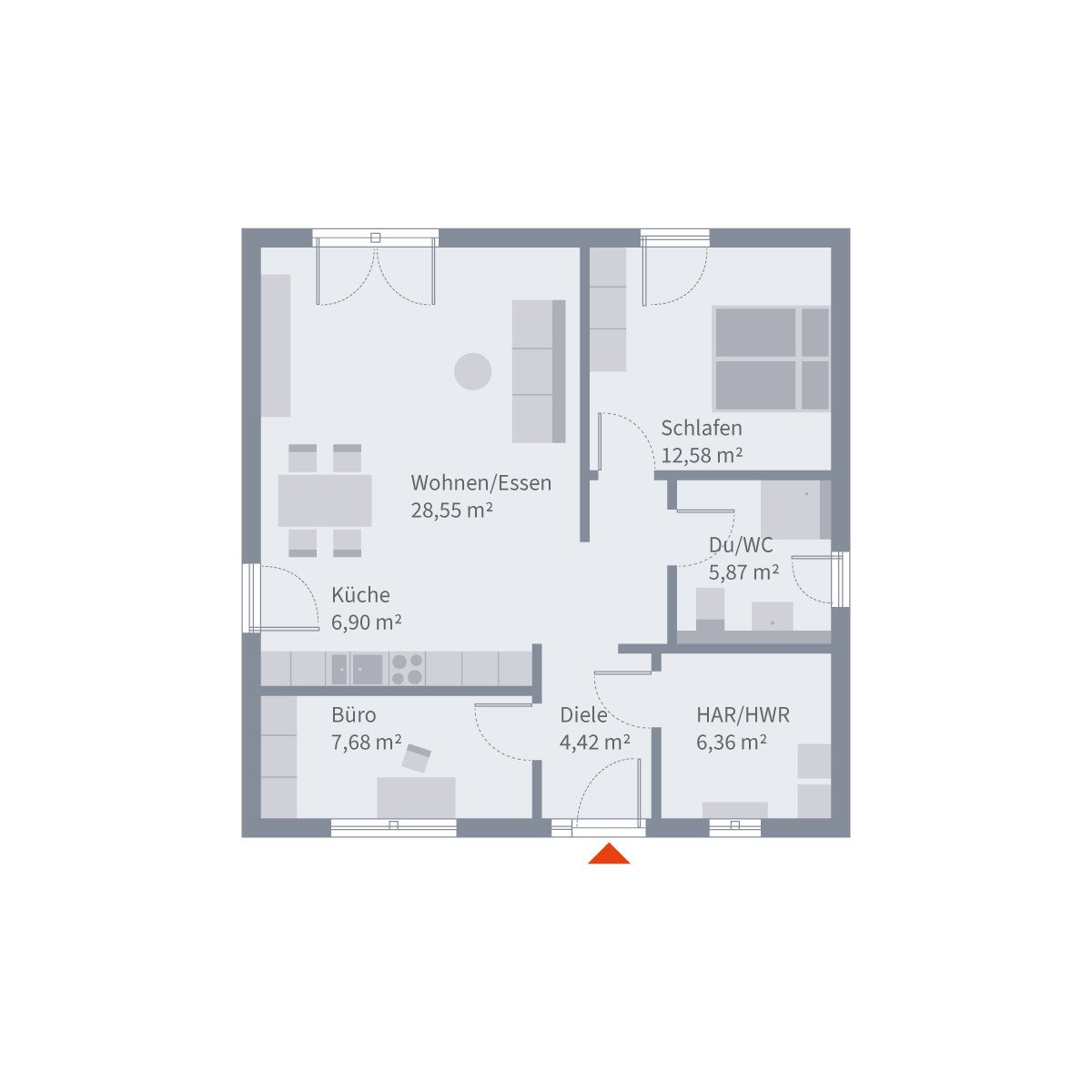 Kleine Bungalows für Singles und kleine Familien. Entfliehen Sie den steigenden Mieten. Bauen Sie mit Okal Ihr eigenes Zuhause.