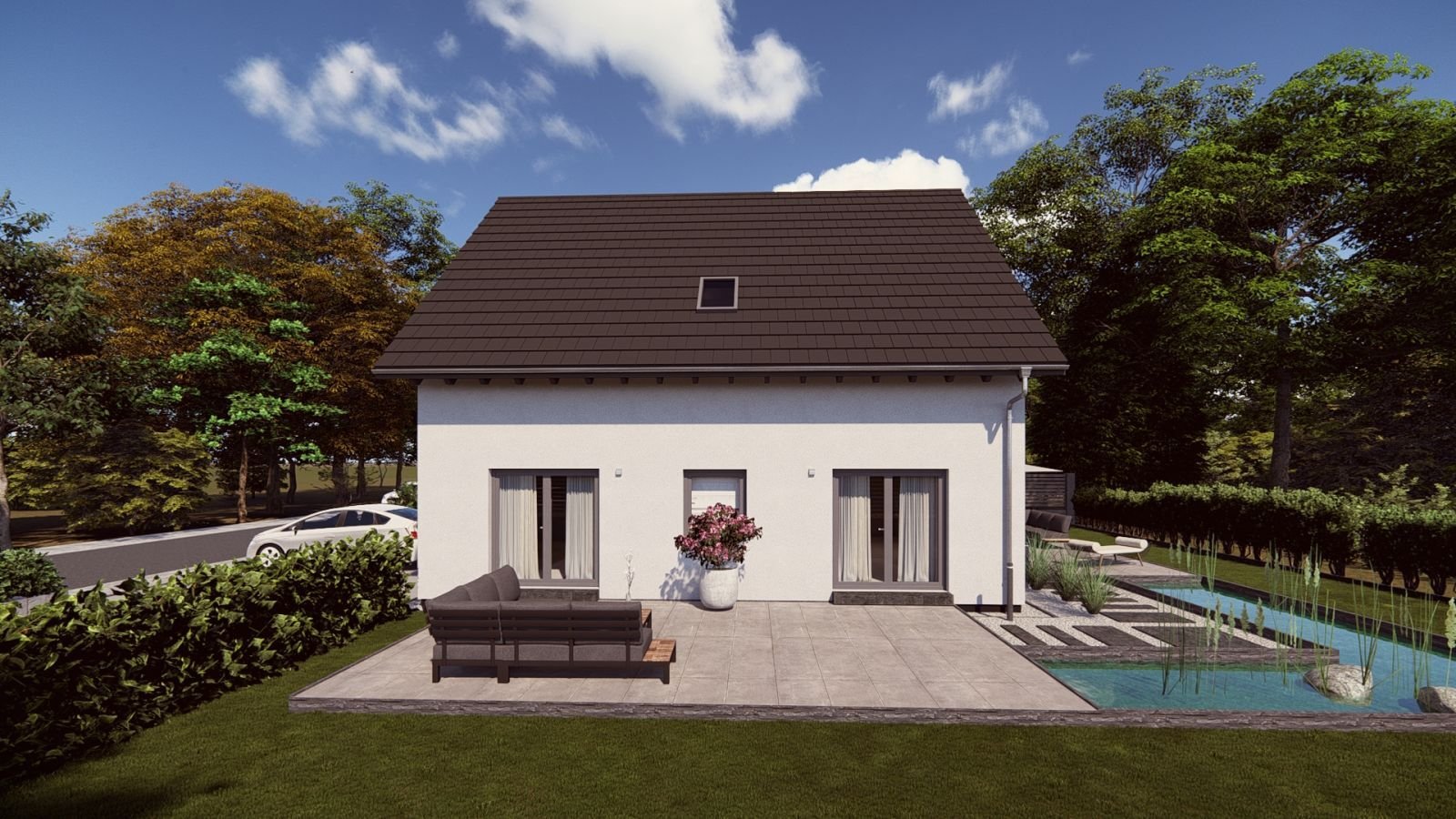 Zweifamilienhaus! Bauen Sie zusammen und teilen sich die Kosten! Doppelhaushälften bei Okal!