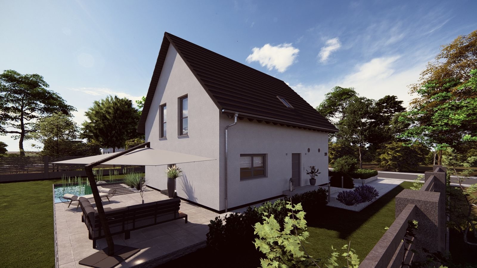 Zweifamilienhaus! Bauen Sie zusammen und teilen sich die Kosten! Doppelhaushälften bei Okal!