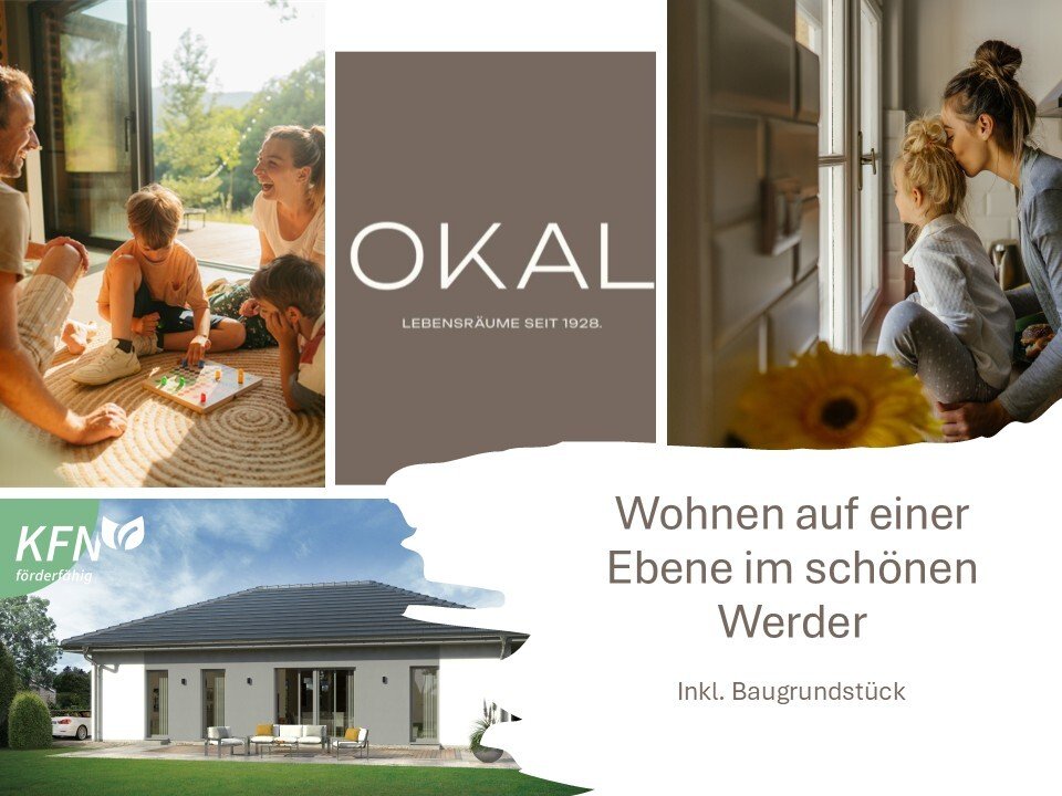 Werder (Havel): Sicher bauen mit OKAL – großzügiges Grundstück in 2. Reihe Werder (Havel): Sicher bauen mit OKAL – großzügiges Grundstück in 2. Reihe