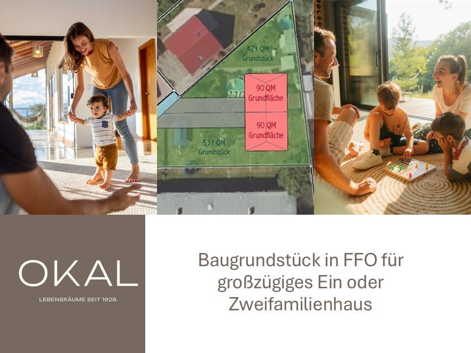 Frankfurt (Oder): Baugrundstück nahe Botanischem Garten für dein Okal Haus Frankfurt (Oder): Baugrundstück nahe Botanischem Garten für dein Okal Haus
