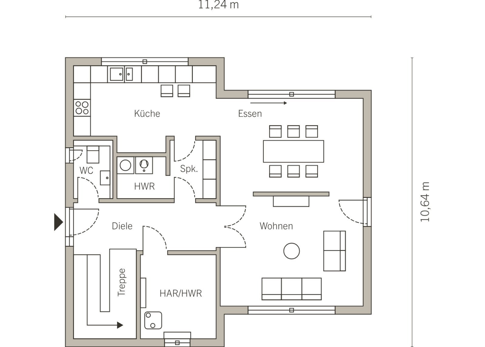 Dienstag interessiert sich nicht für Architektur.