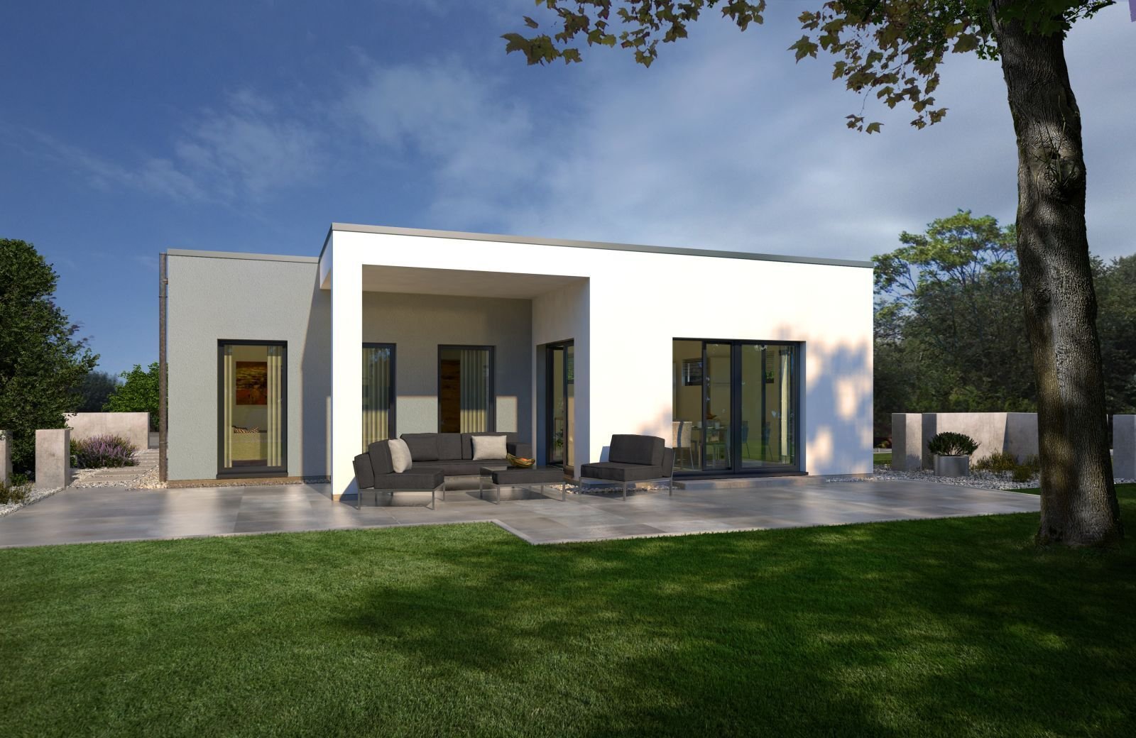 BUNGALOW BEZUGSFERTIG MIT ÜBERDACHTER TERRASSE