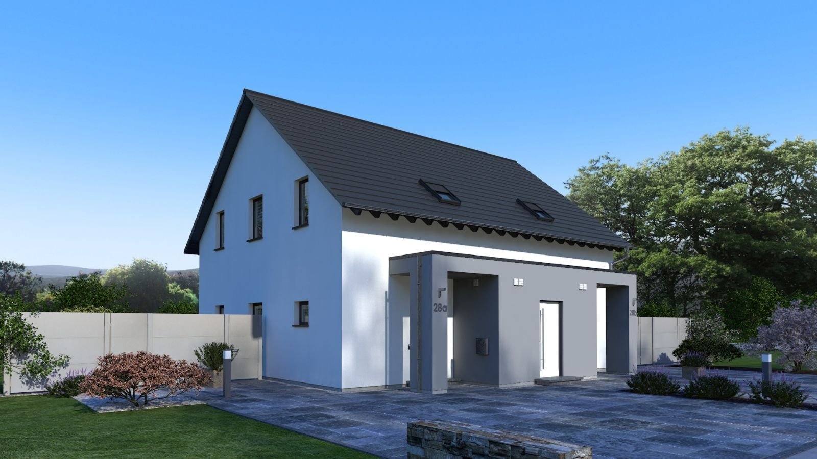 TÜR AN TÜR IM DOPPELHAUS-MIT FREUNDEN-FAMILIE ODER BAUPARTNERN