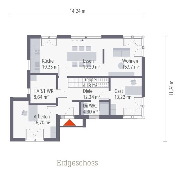 Haus zum anfassen ! Als Musterhaus zu besichtigen ! Preis mit Grundstück berechnet !