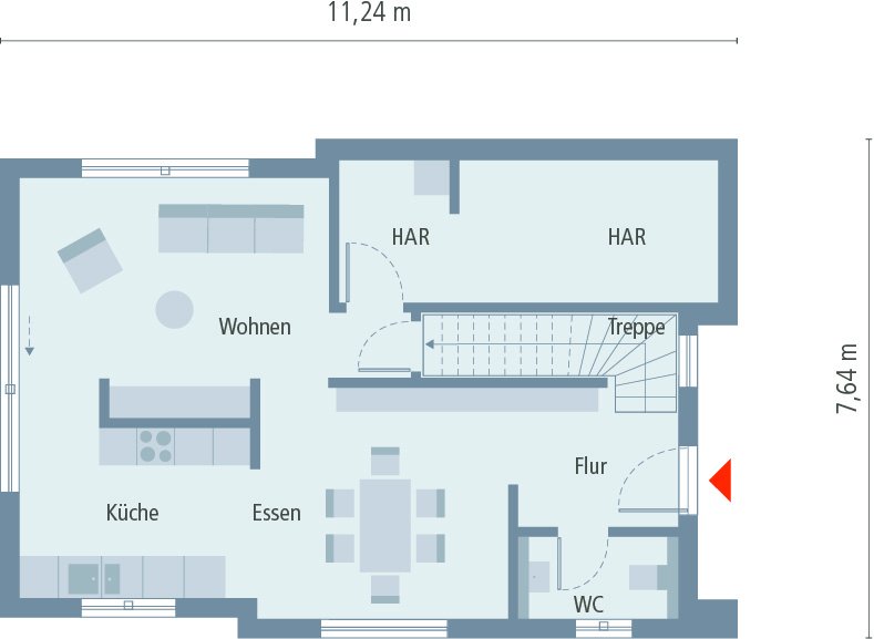 Grundriss Erdgeschoss Grundriss Erdgeschoss