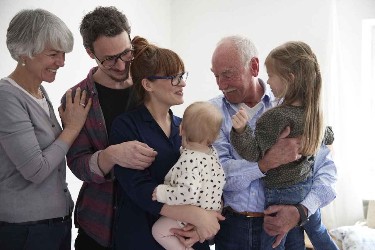 Oma und Opa immer mit dabei