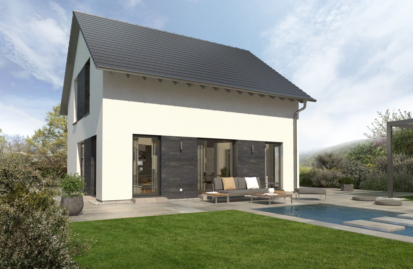 Bautzen: Bautzen - Satteldach - 136 m² - PV+WP - 331.900 € Bautzen: Bautzen - Satteldach - 136 m² - PV+WP - 331.900 €