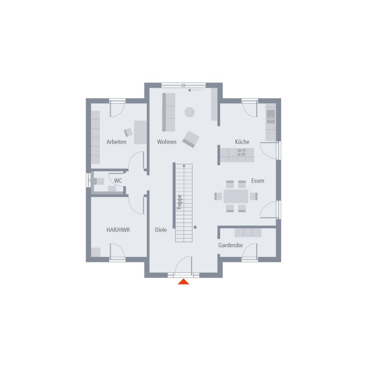 Grundriss Erdgeschoss Grundriss Erdgeschoss