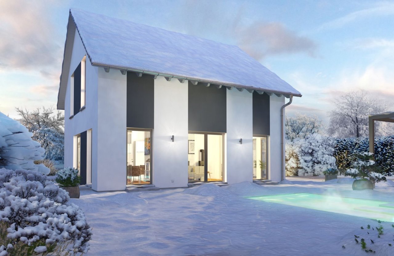 Ansicht Garten Winter Ansicht Garten Winter