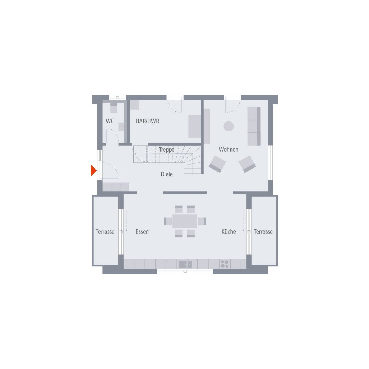 Grundriss Erdgeschoss Grundriss Erdgeschoss