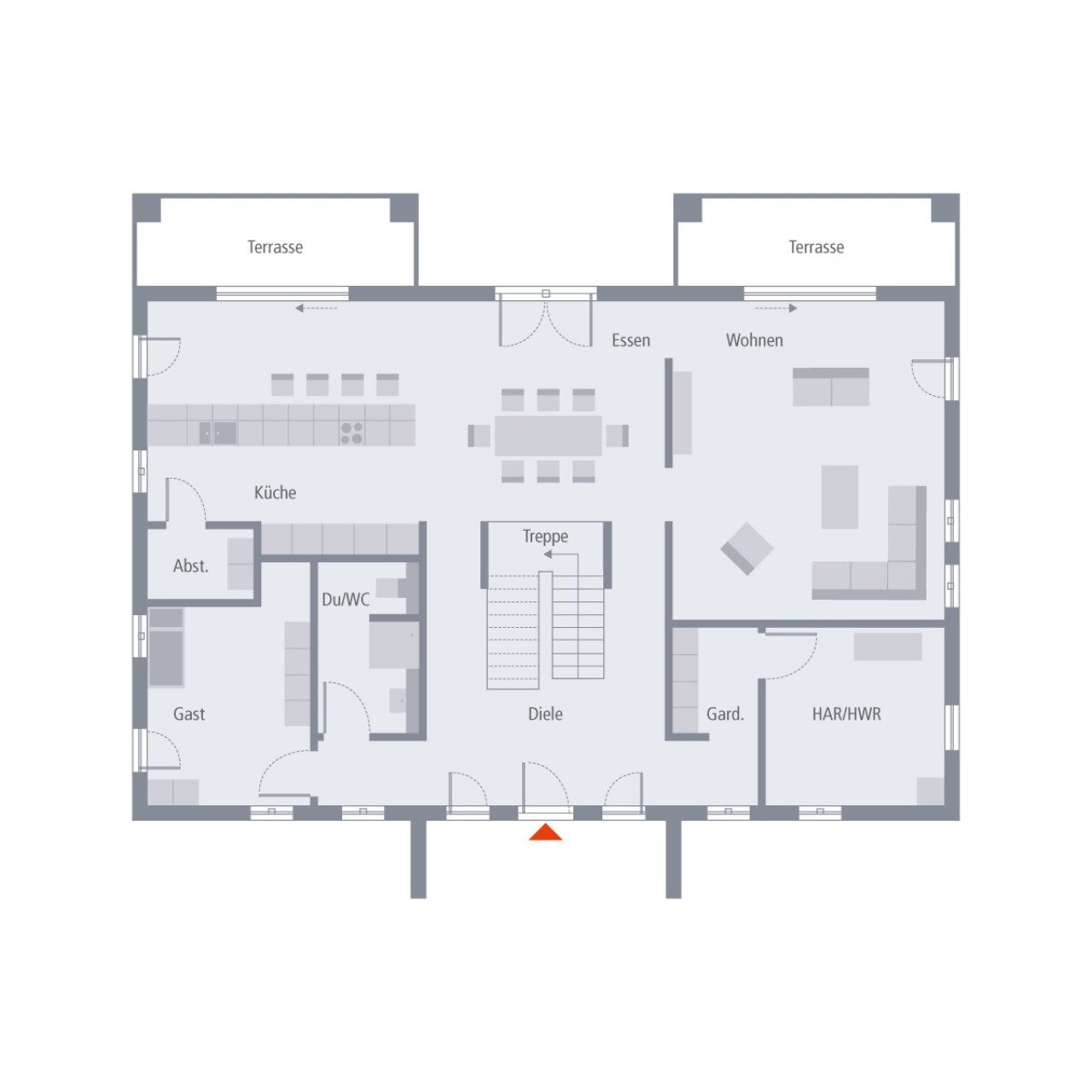 Grundriss Erdgeschoss Grundriss Erdgeschoss