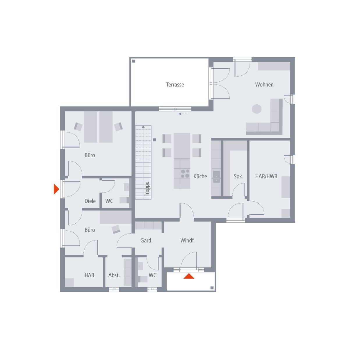 Grundriss Erdgeschoss Grundriss Erdgeschoss