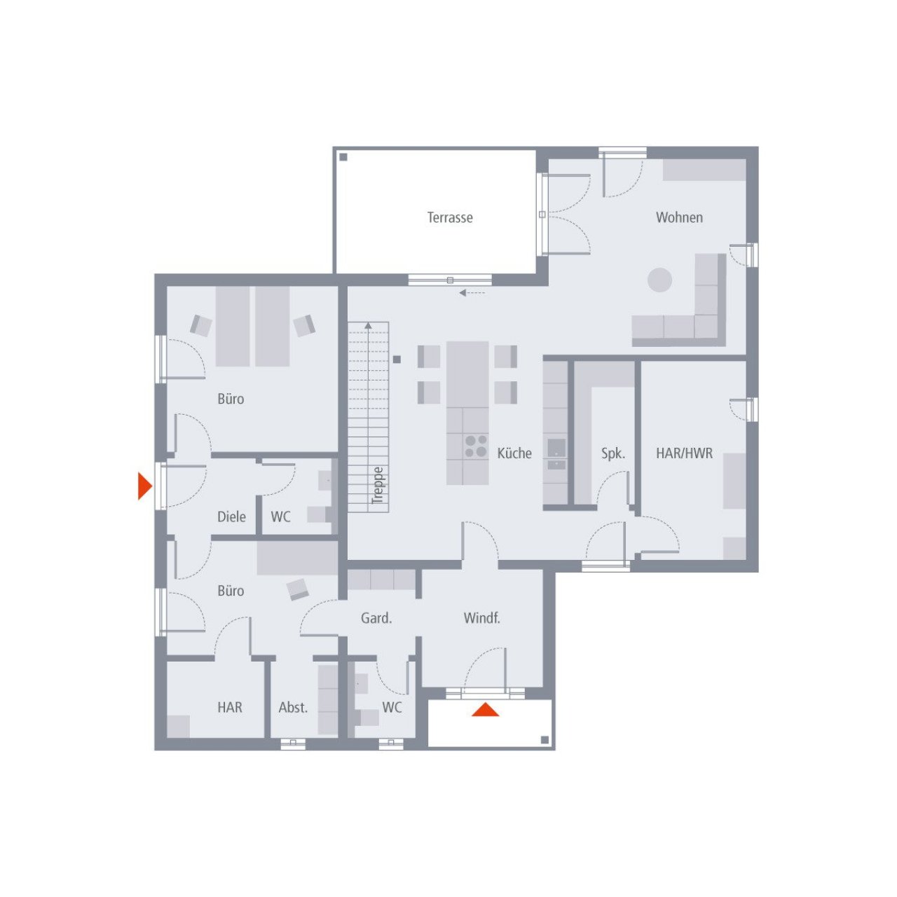 Grundriss Erdgeschoss Grundriss Erdgeschoss