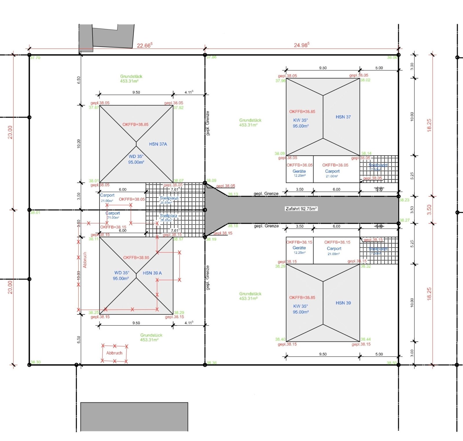 Teilungsplan Schulzendorf