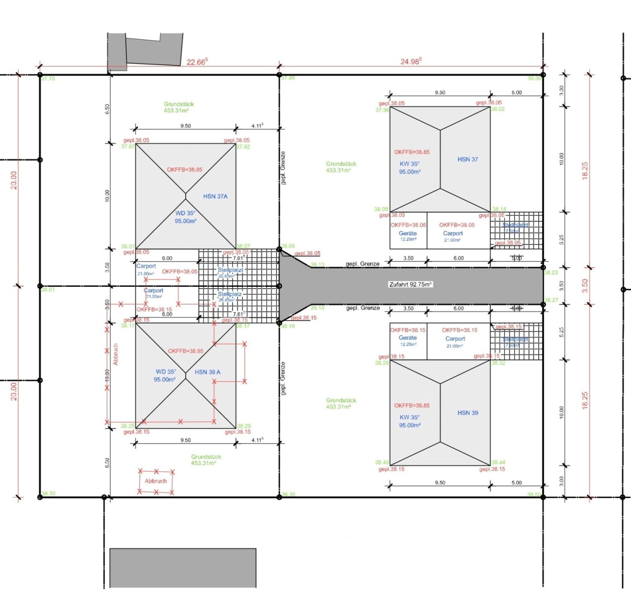 Teilungsplan Schulzendorf