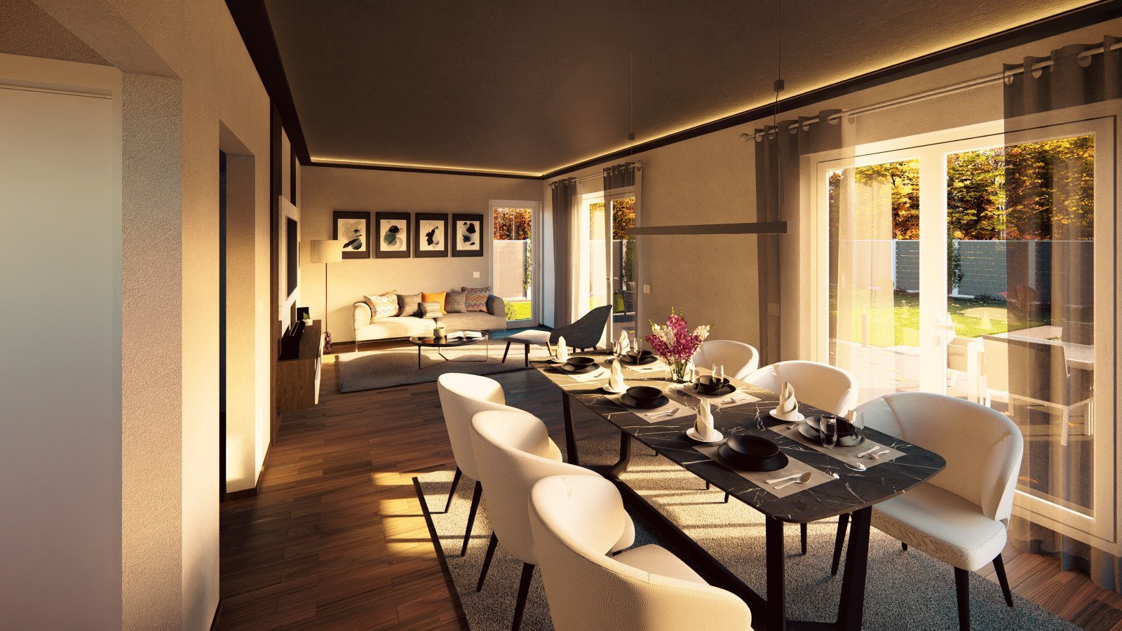 Ansicht Esszimmer Ansicht Esszimmer