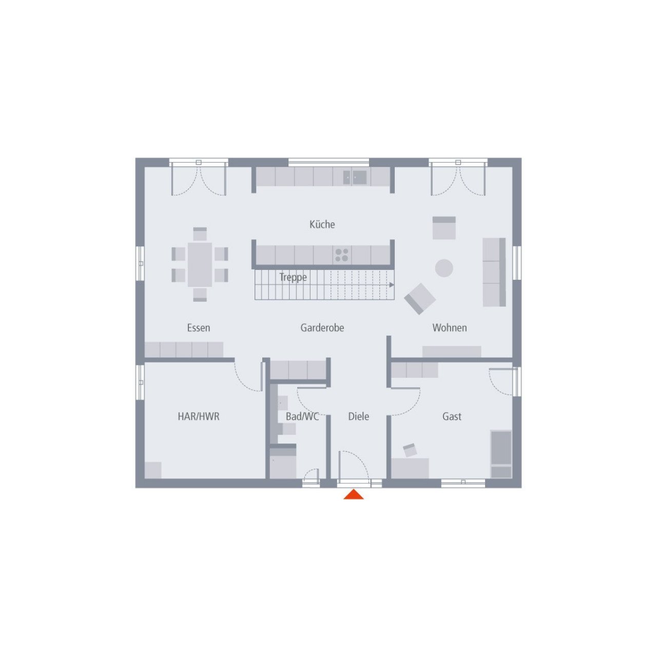 Grundriss Erdgeschoss Grundriss Erdgeschoss