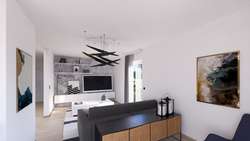 Ansicht Wohnzimmer Wohneinheit