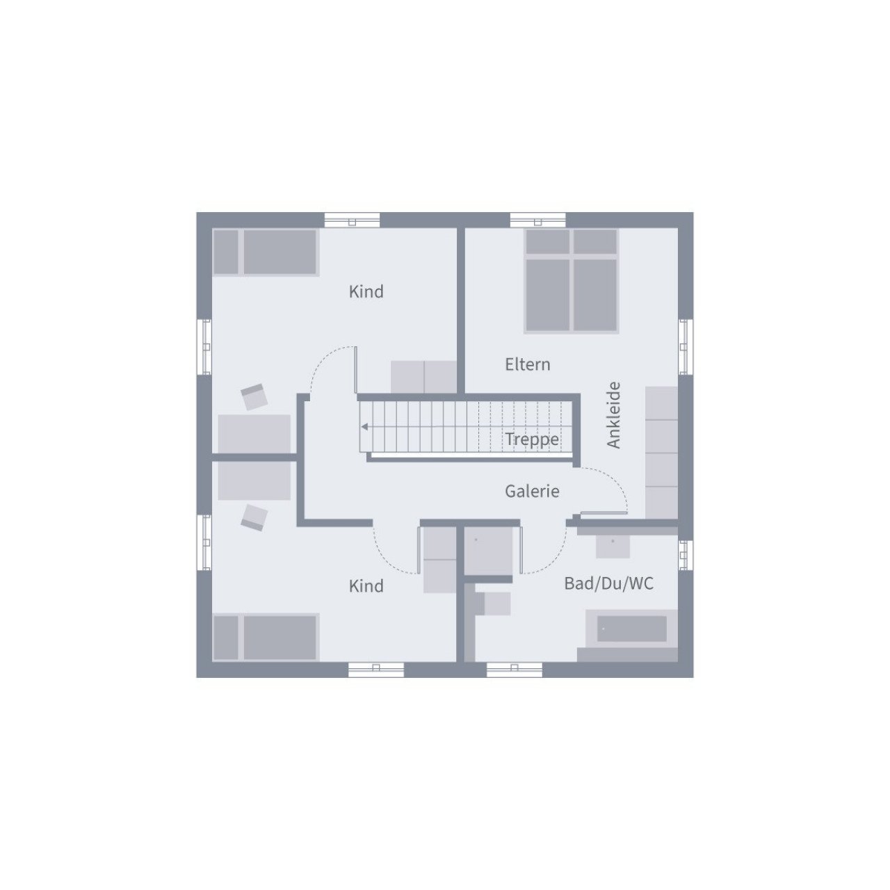 Grundriss Obergeschoss Grundriss Obergeschoss