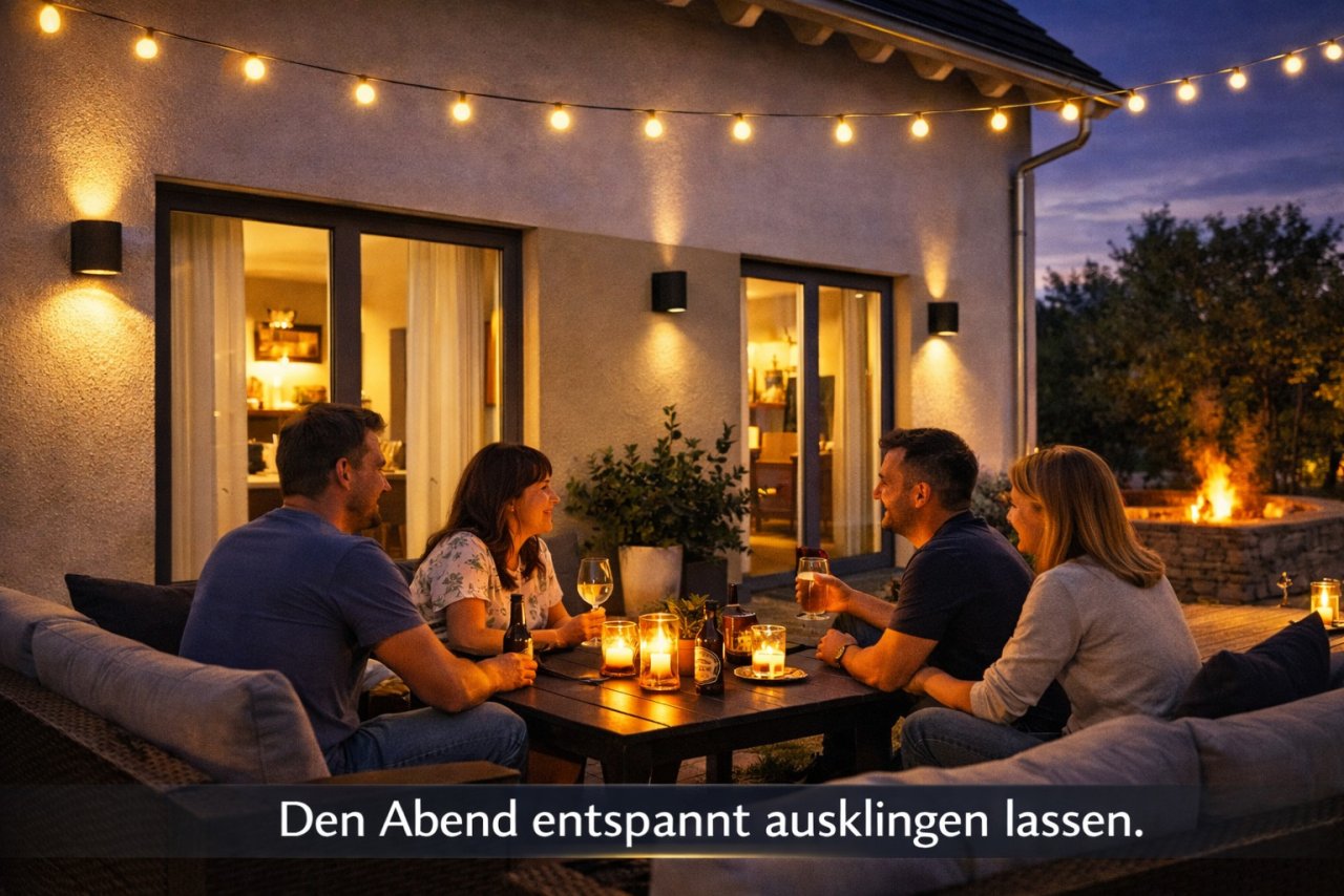 Terrasse am Abend Terrasse am Abend