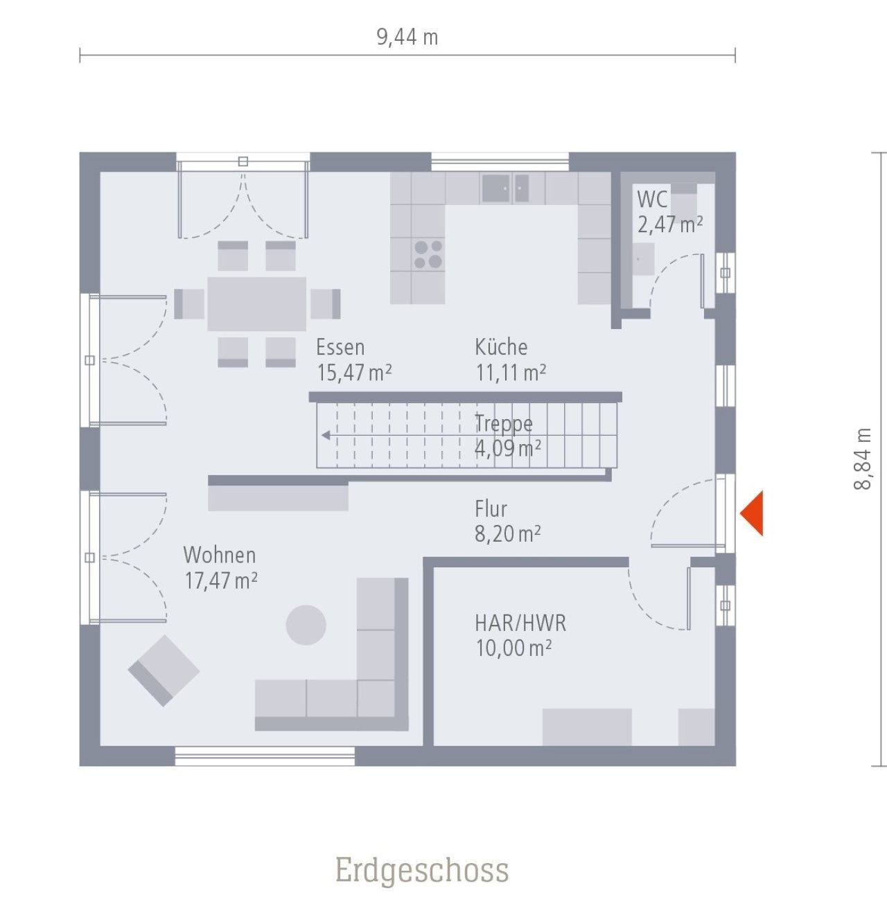 Grundriss Erdgeschoss Grundriss Erdgeschoss