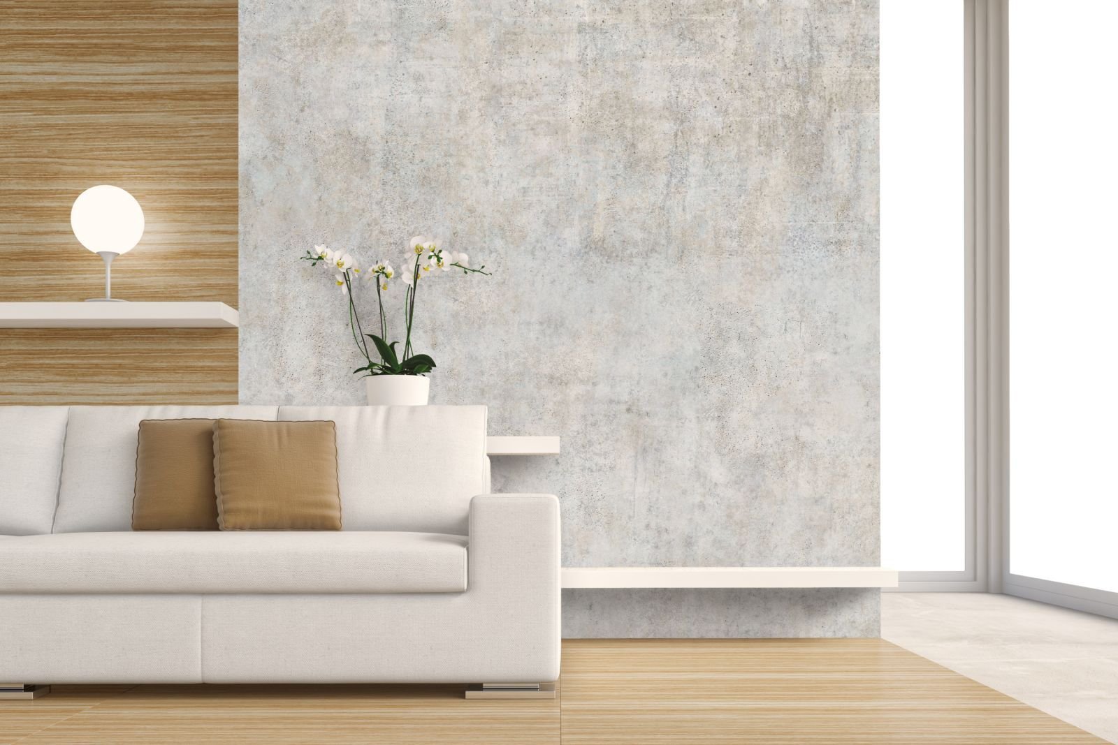 Wohnzimmer mit Sofa und Dekoration Wohnzimmer mit Sofa und Dekoration