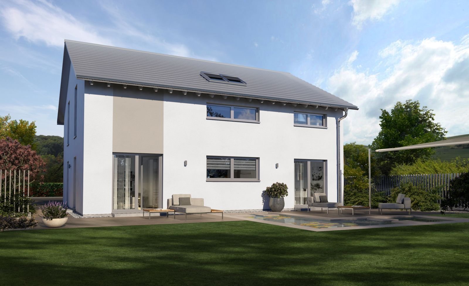 Borna: FLEXIBLES DESIGNHAUS AUF AUßERGEWÖHNLICHEM GRUNDSTÜCK 