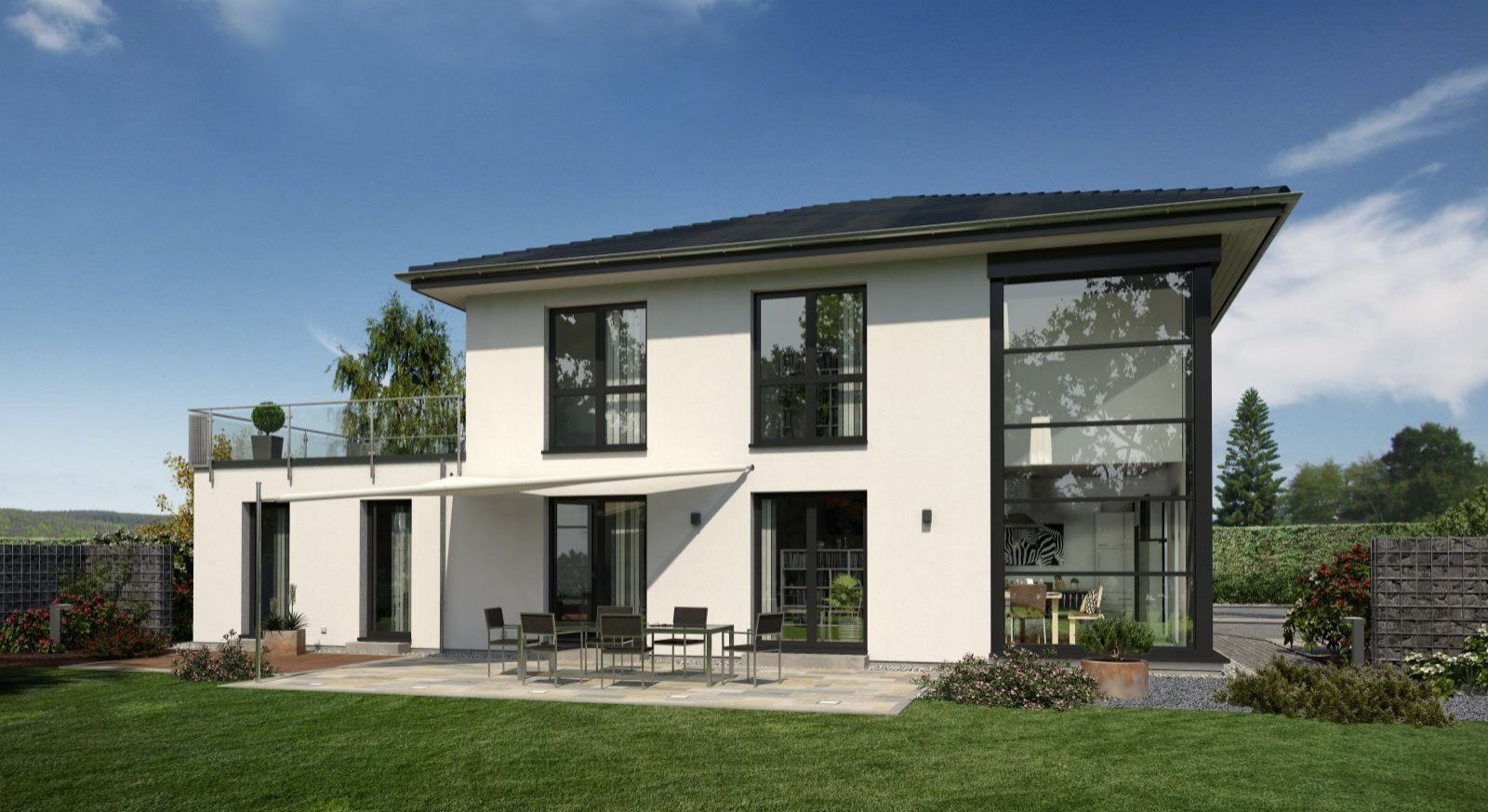 Borna: KLARE ARCHITEKTUR & FREIRAUM PUR AUF EXKLUSIVEM GRUNDSTÜCK 