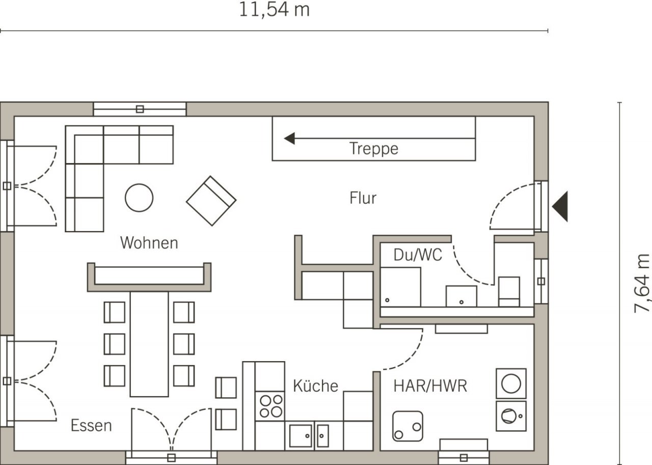 Grundriss Erdgeschoss Grundriss Erdgeschoss