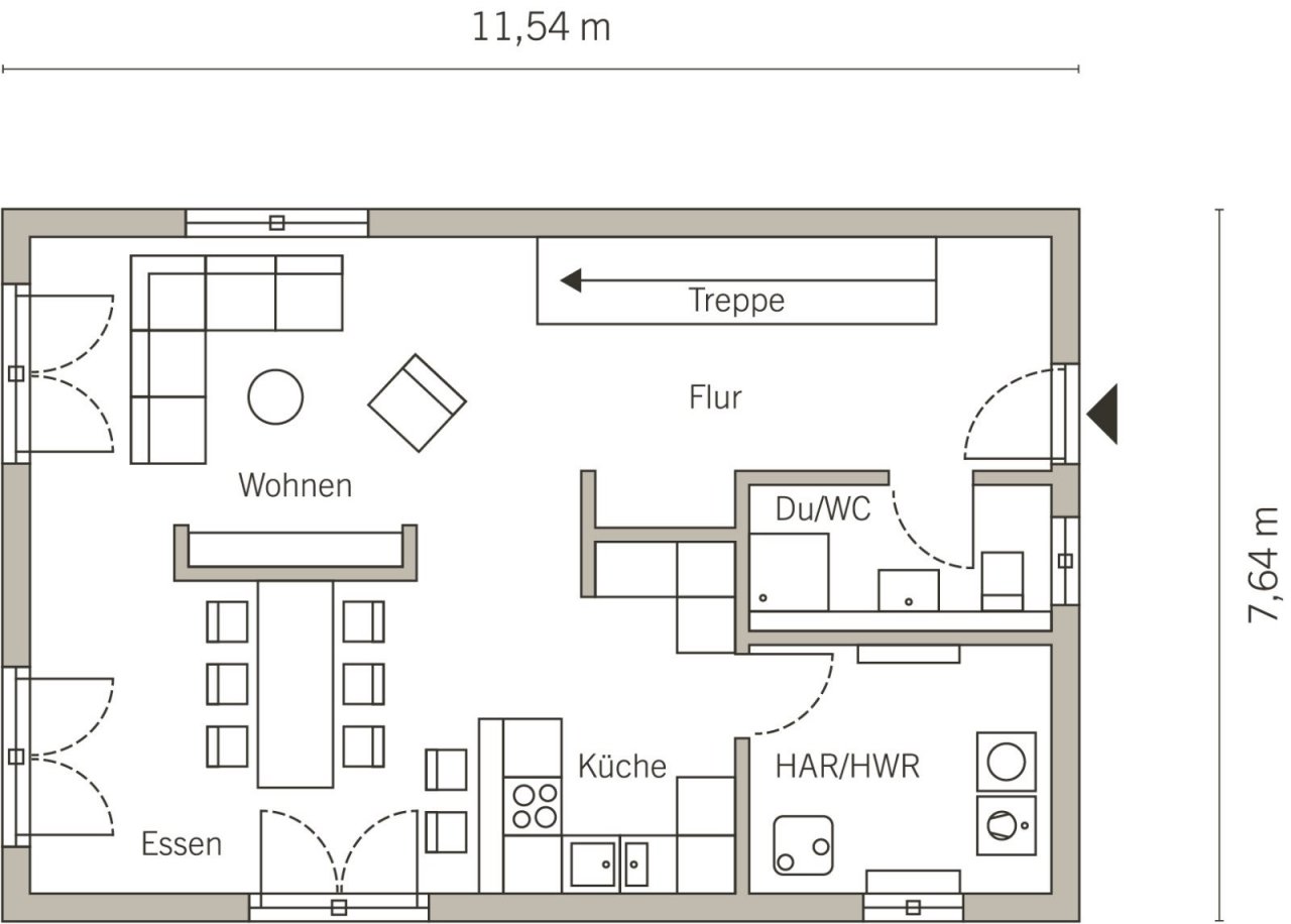 Grundriss Erdgeschoss