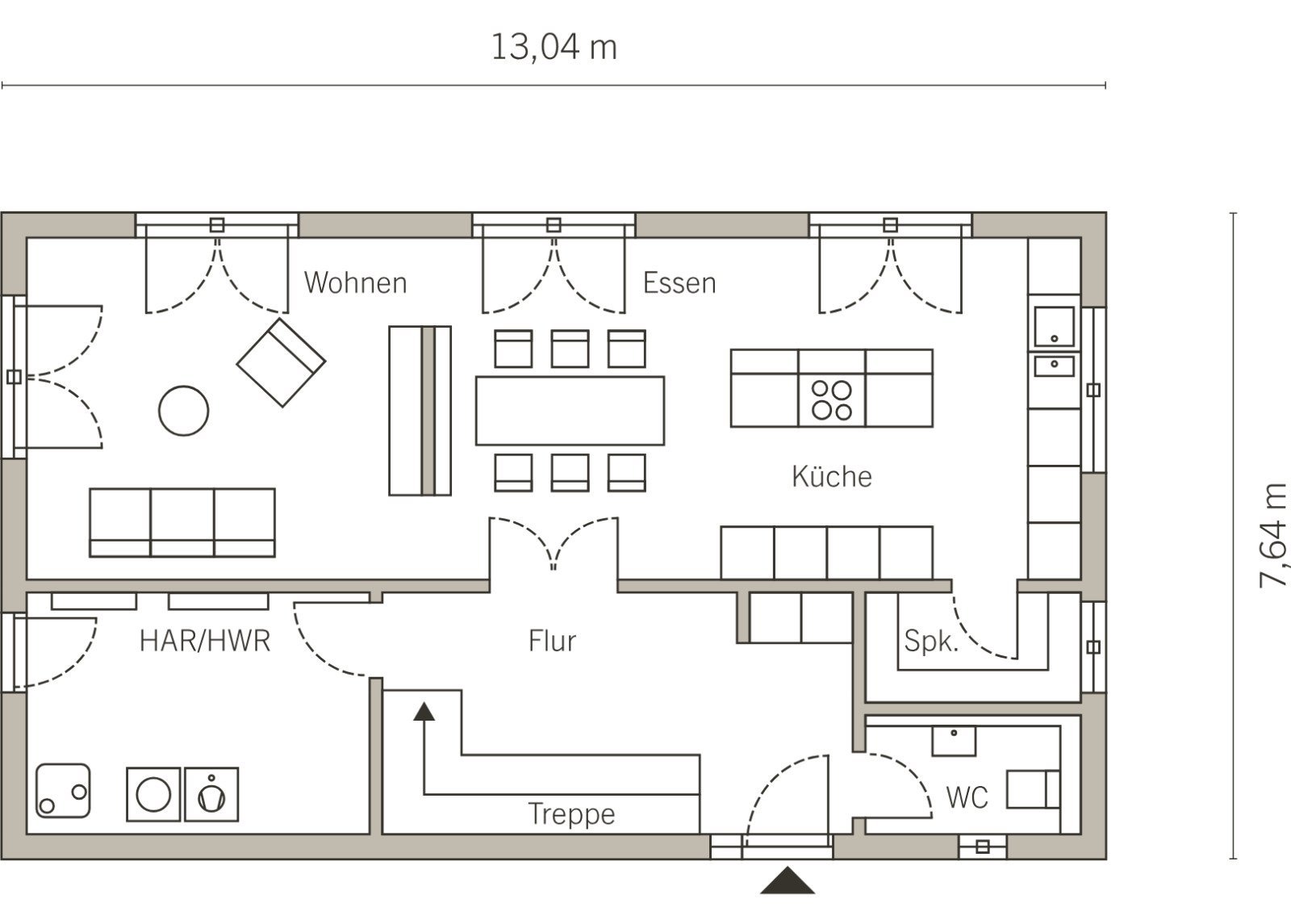 Grundriss Erdgeschoss Grundriss Erdgeschoss
