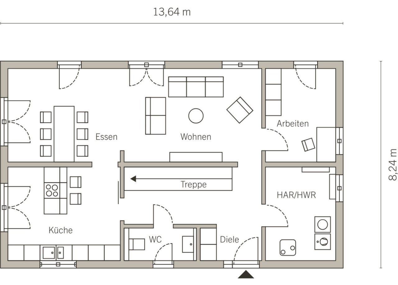 Grundriss Erdgeschoss Grundriss Erdgeschoss