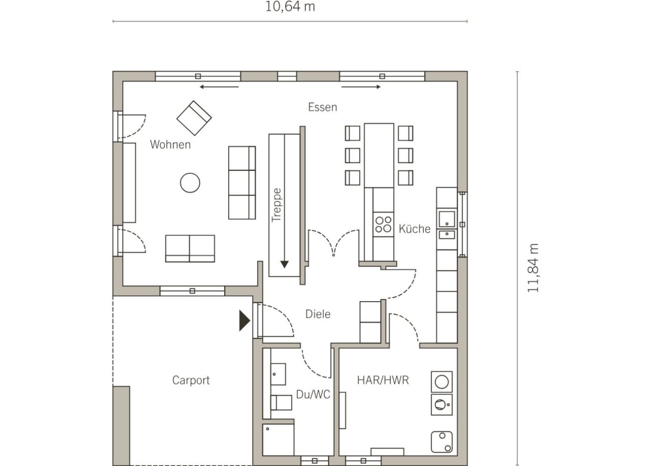 Grundriss Erdgeschoss Grundriss Erdgeschoss