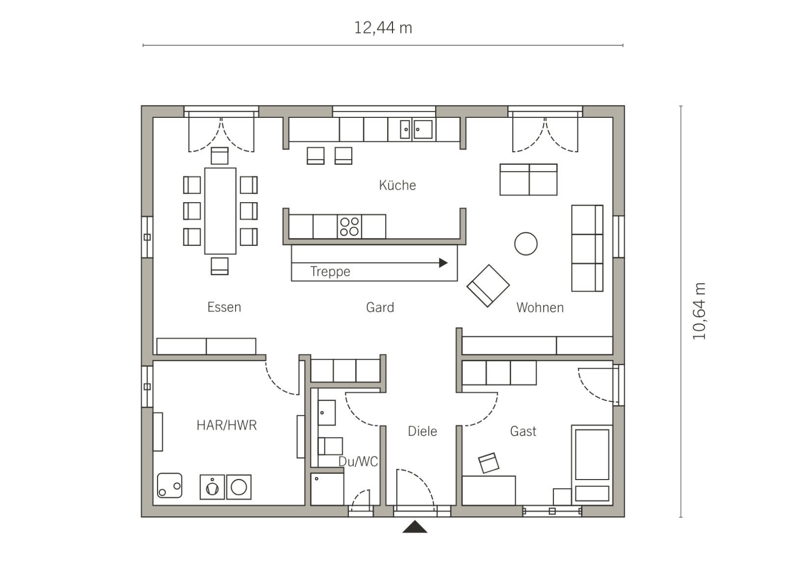 Grundriss Erdgeschoss Grundriss Erdgeschoss
