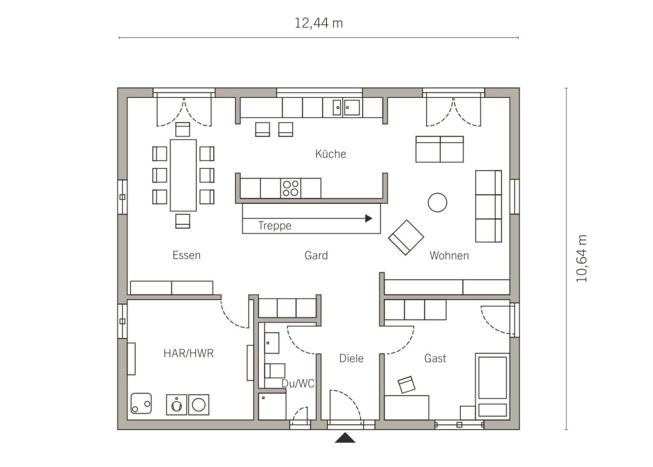 Grundriss Erdgeschoss Grundriss Erdgeschoss
