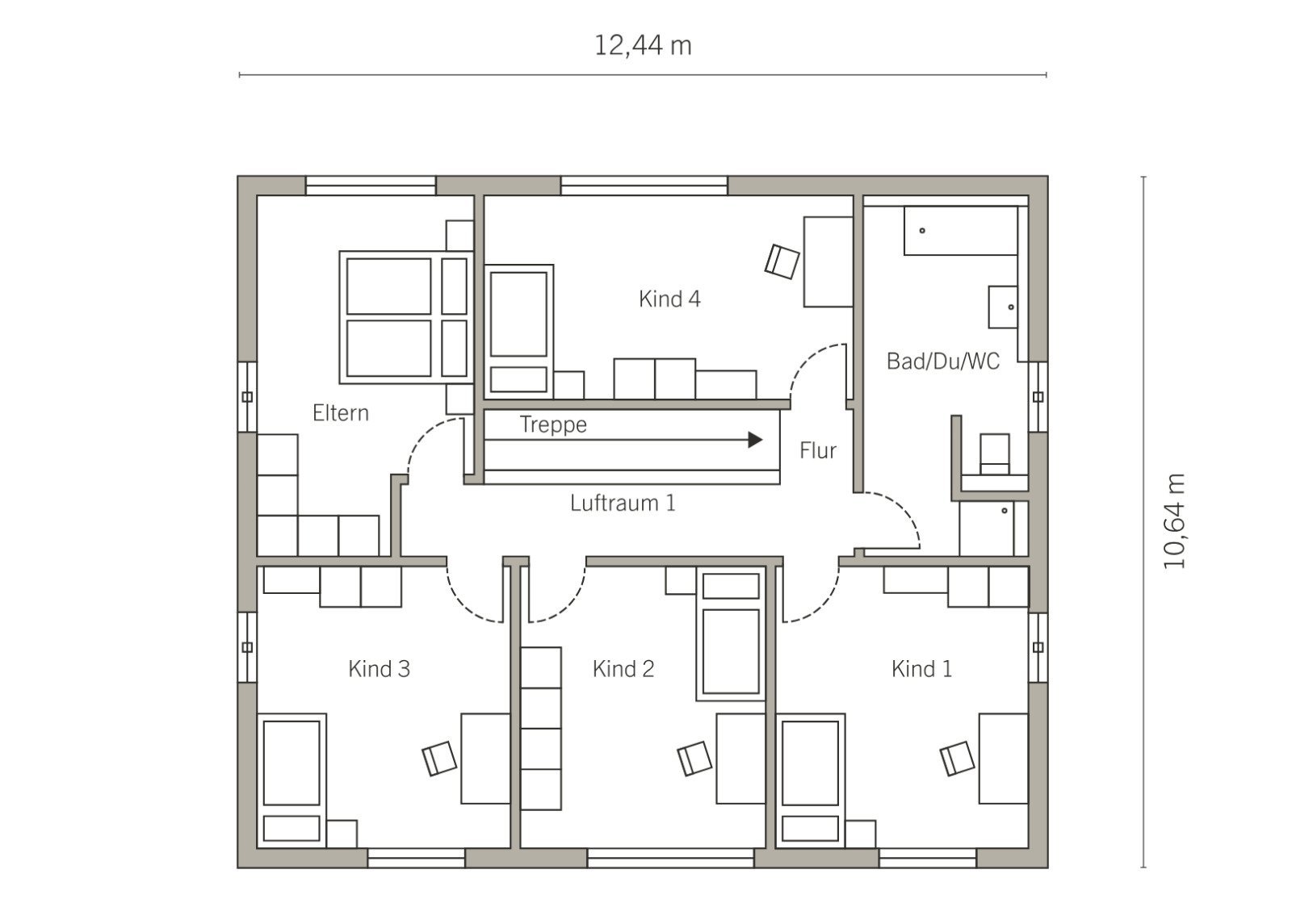 Grundriss Dachgeschoss Grundriss Dachgeschoss
