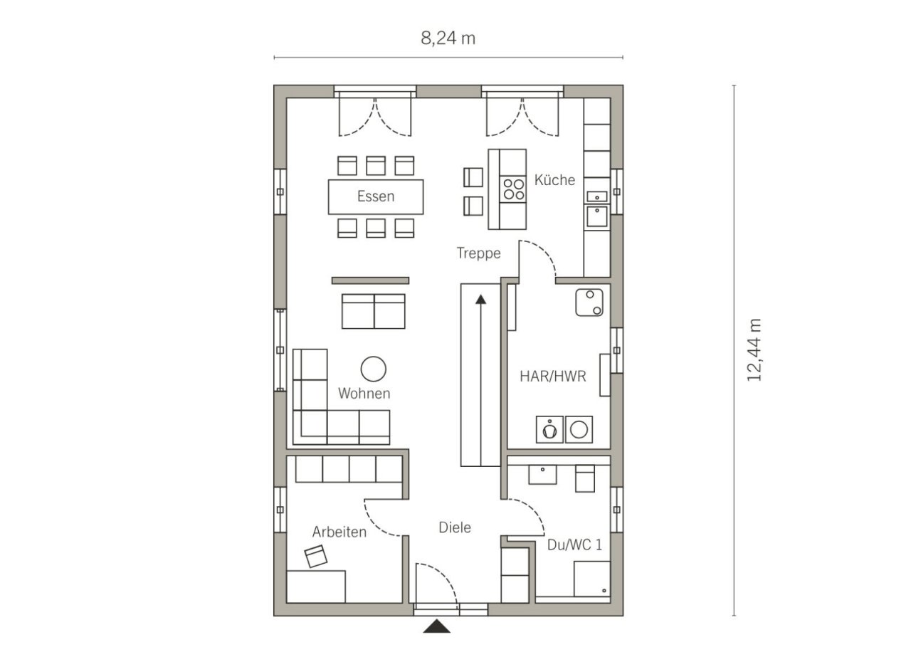 Grundriss Erdgeschoss Grundriss Erdgeschoss