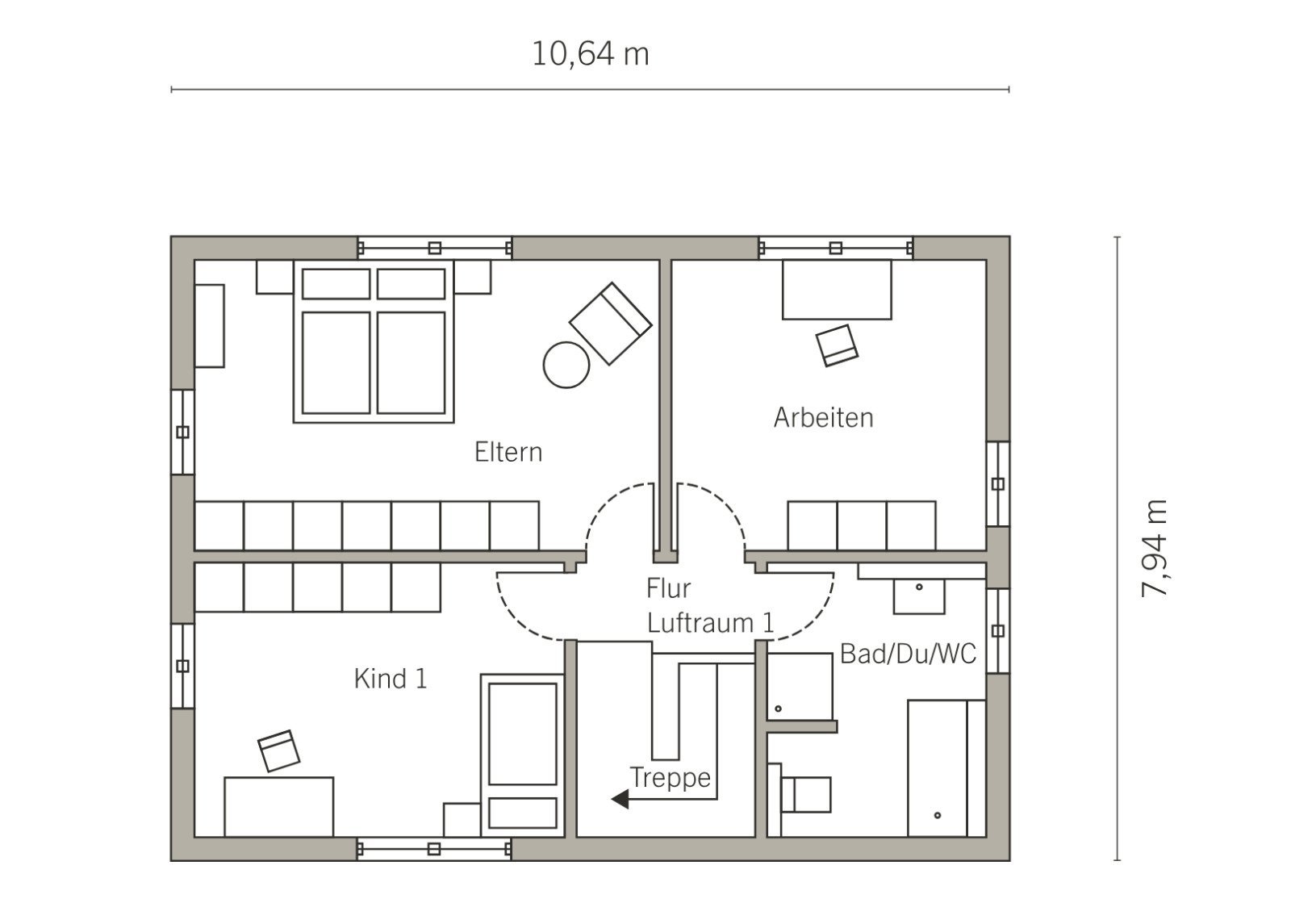 Grundriss Dachgeschoss Grundriss Dachgeschoss