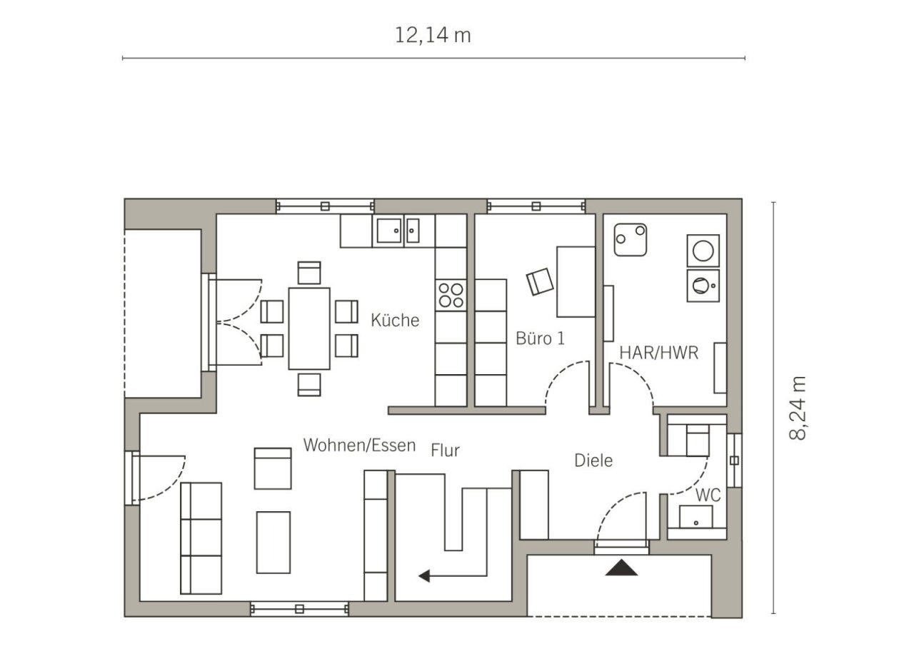 Grundriss Erdgeschoss Grundriss Erdgeschoss